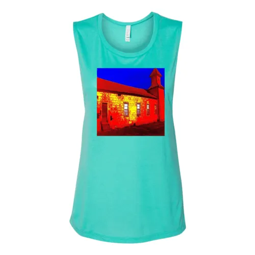 Abandoned Church Women's Flowy Muscle Tank Top