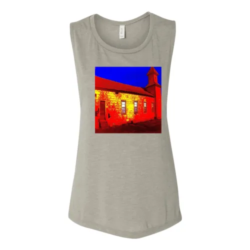 Abandoned Church Women's Flowy Muscle Tank Top