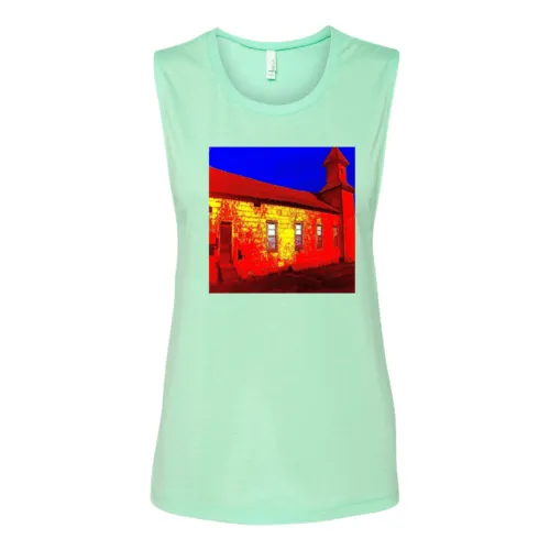 Abandoned Church Women's Flowy Muscle Tank Top