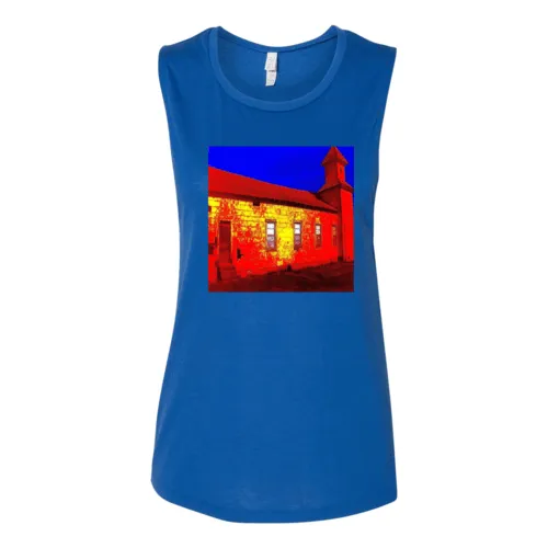 Abandoned Church Women's Flowy Muscle Tank Top