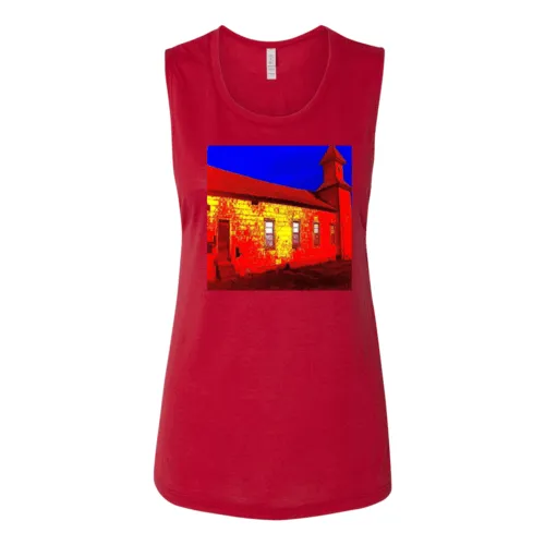 Abandoned Church Women's Flowy Muscle Tank Top