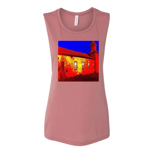 Abandoned Church Women's Flowy Muscle Tank Top