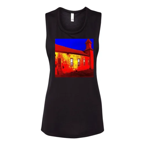 Abandoned Church Women's Flowy Muscle Tank Top