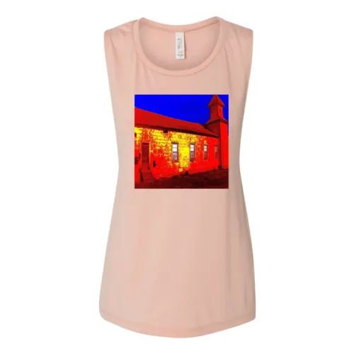 Abandoned Church Women's Flowy Muscle Tank Top