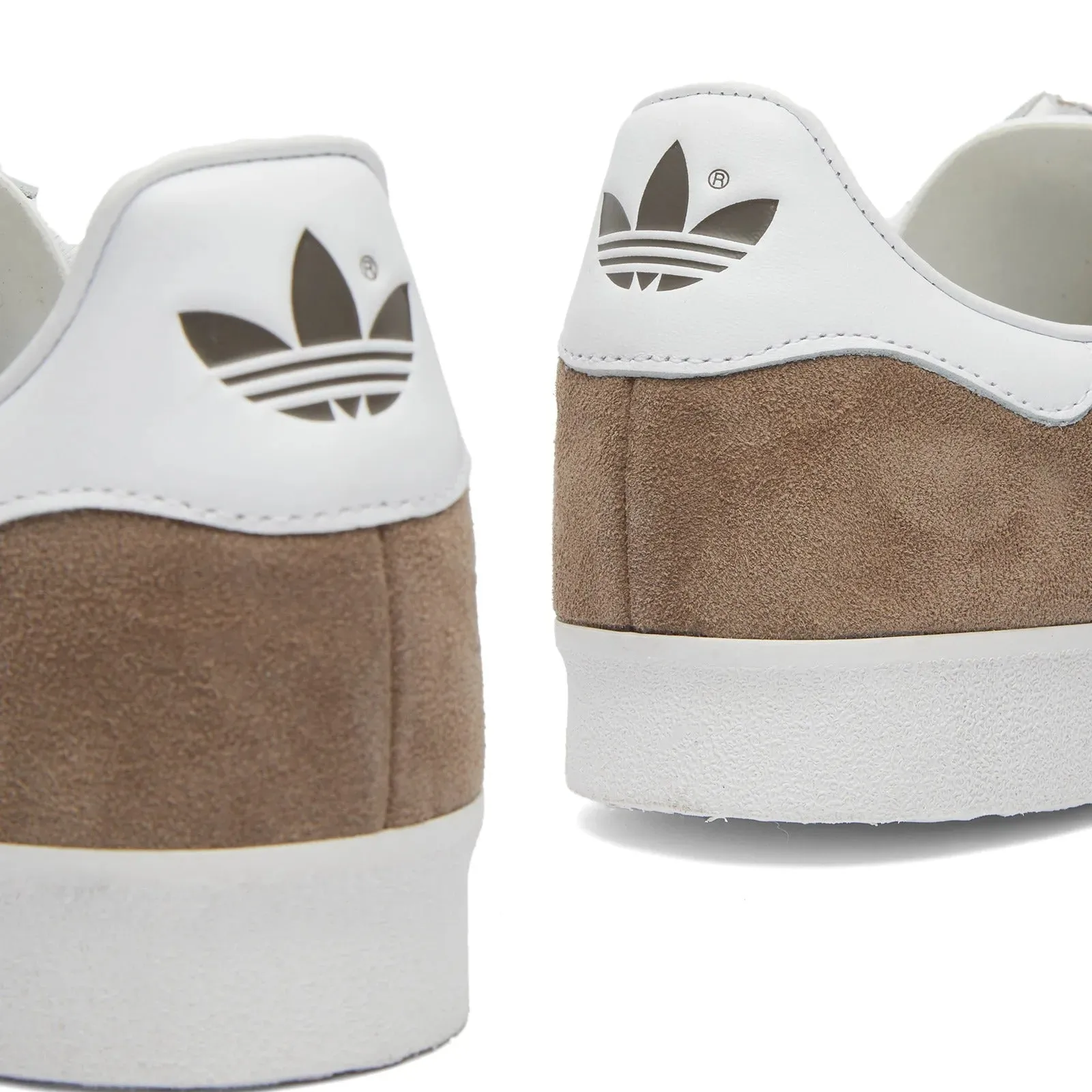 adidas Gazelle 85 sneakers, taupe/white