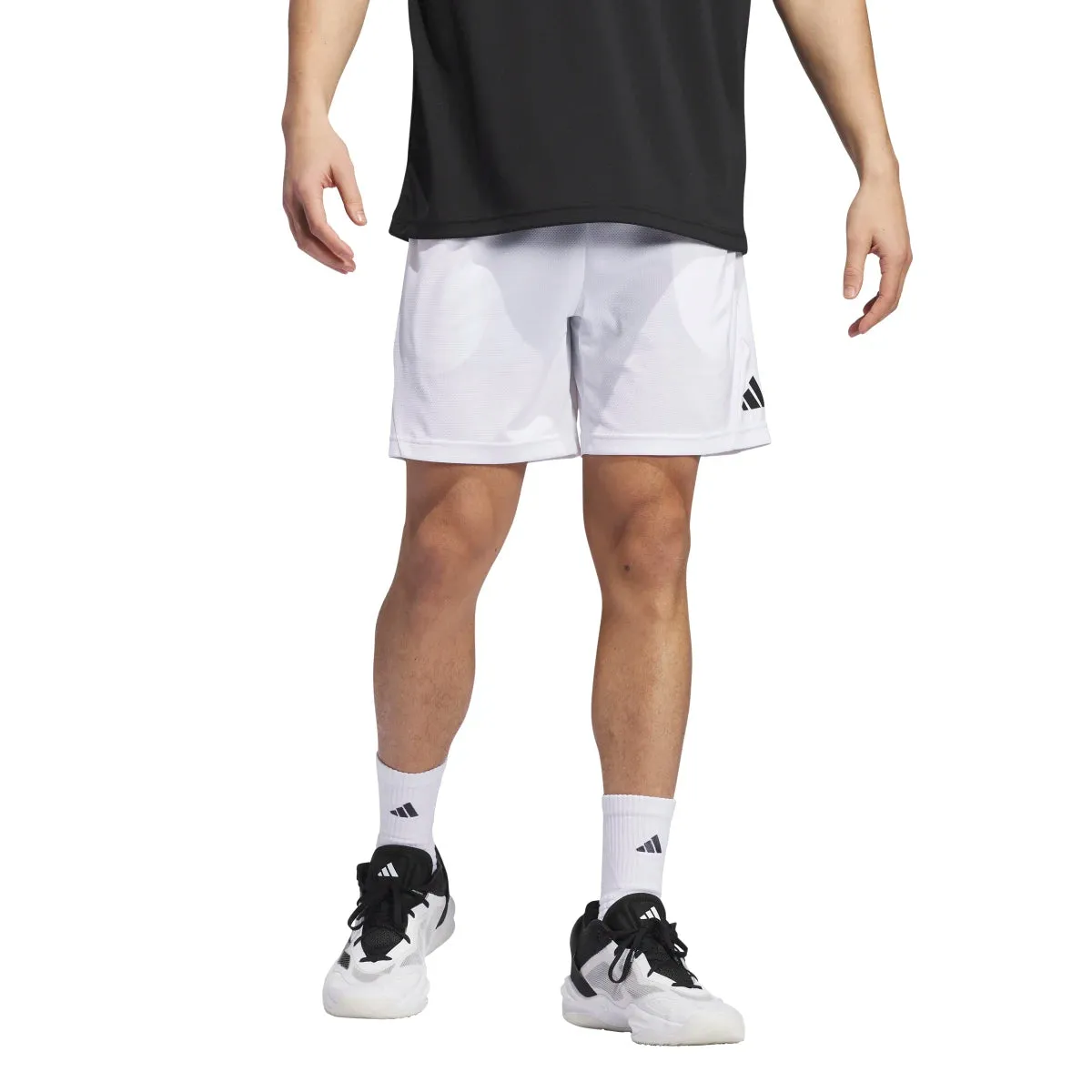 adidas Men's Badge of Sport Logo Basketball Shorts