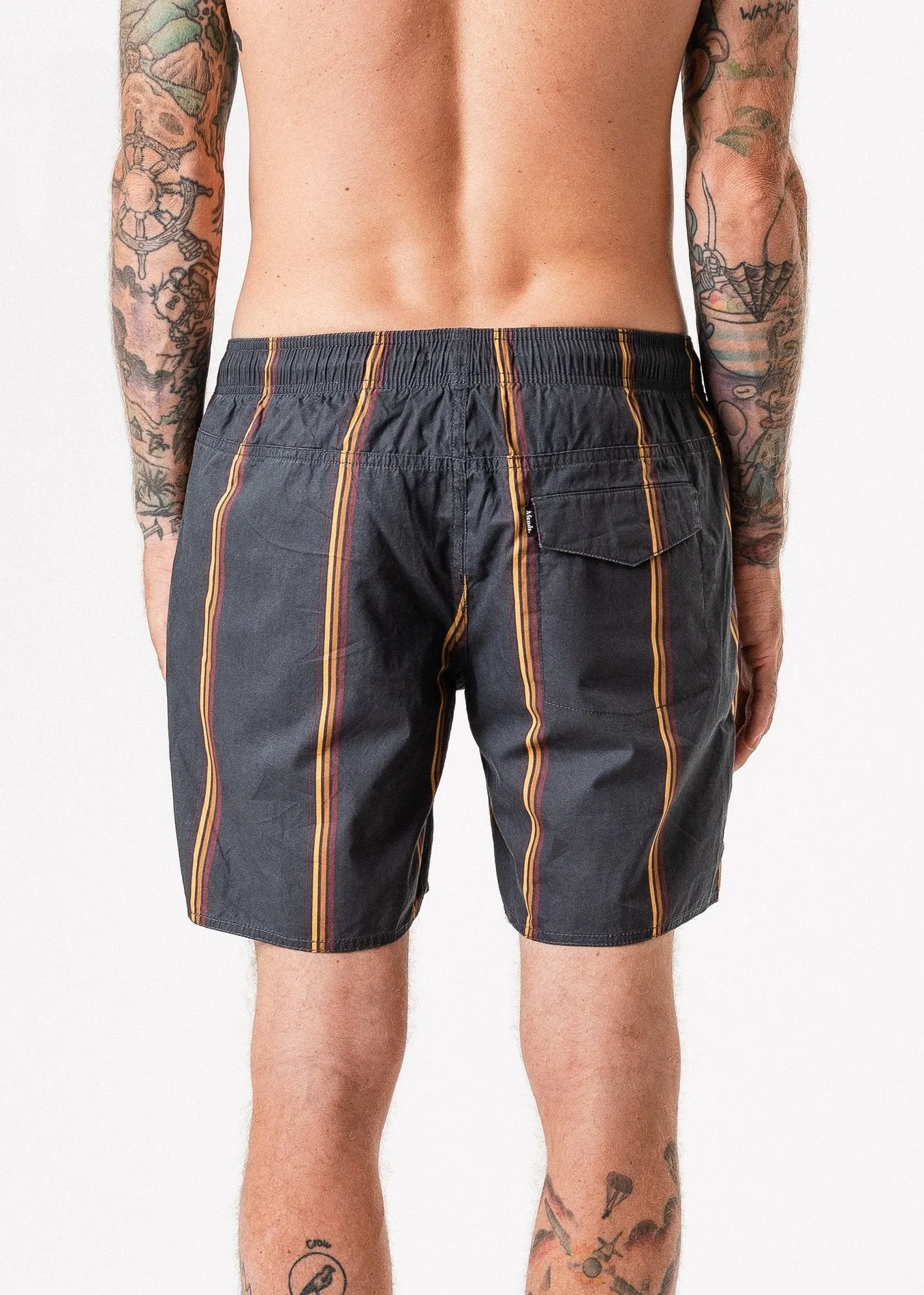 Afends Mens Baywatch Soul - Elastic Waist Boardshort