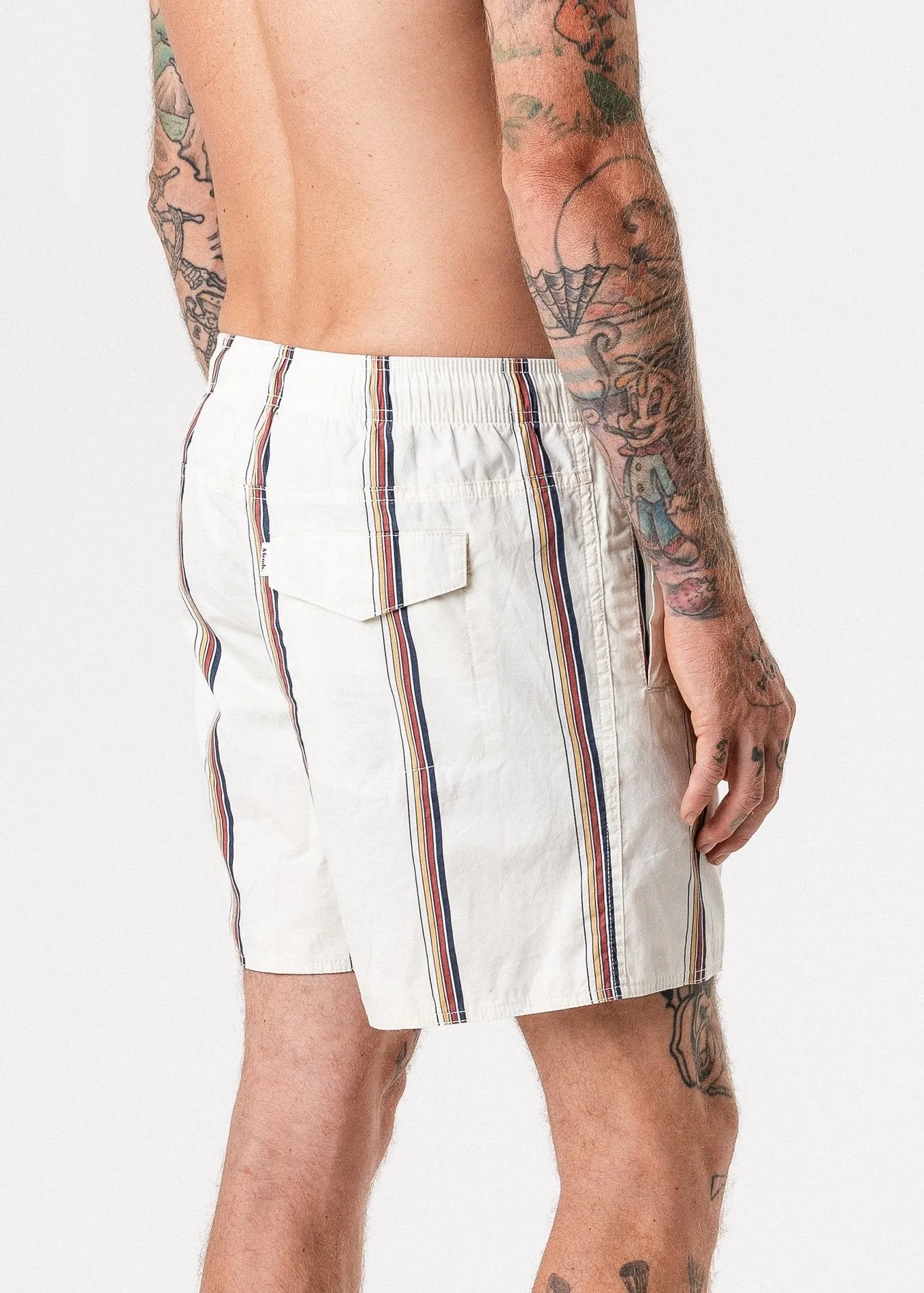 Afends Mens Baywatch Soul - Elastic Waist Boardshort