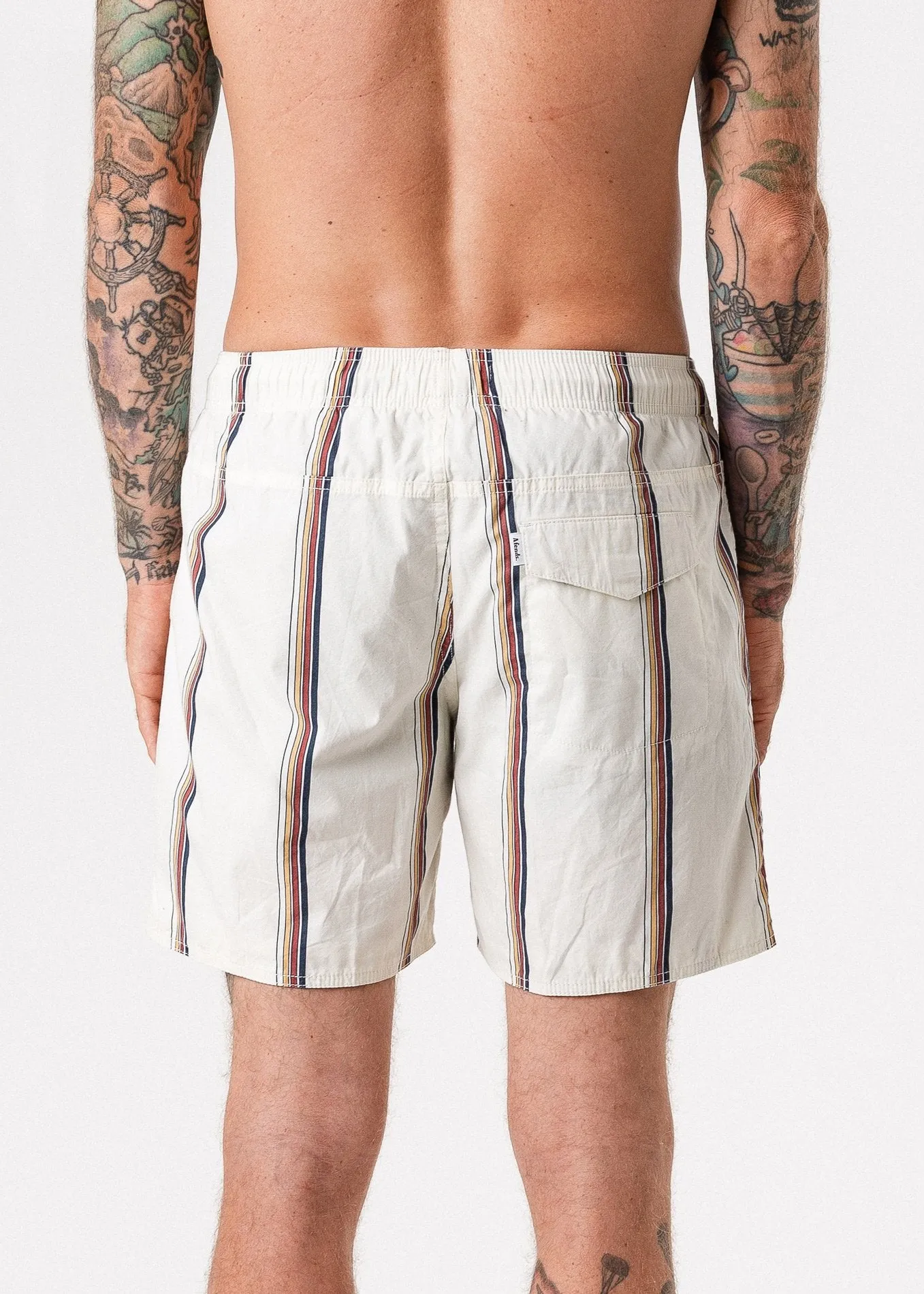 Afends Mens Baywatch Soul - Elastic Waist Boardshort