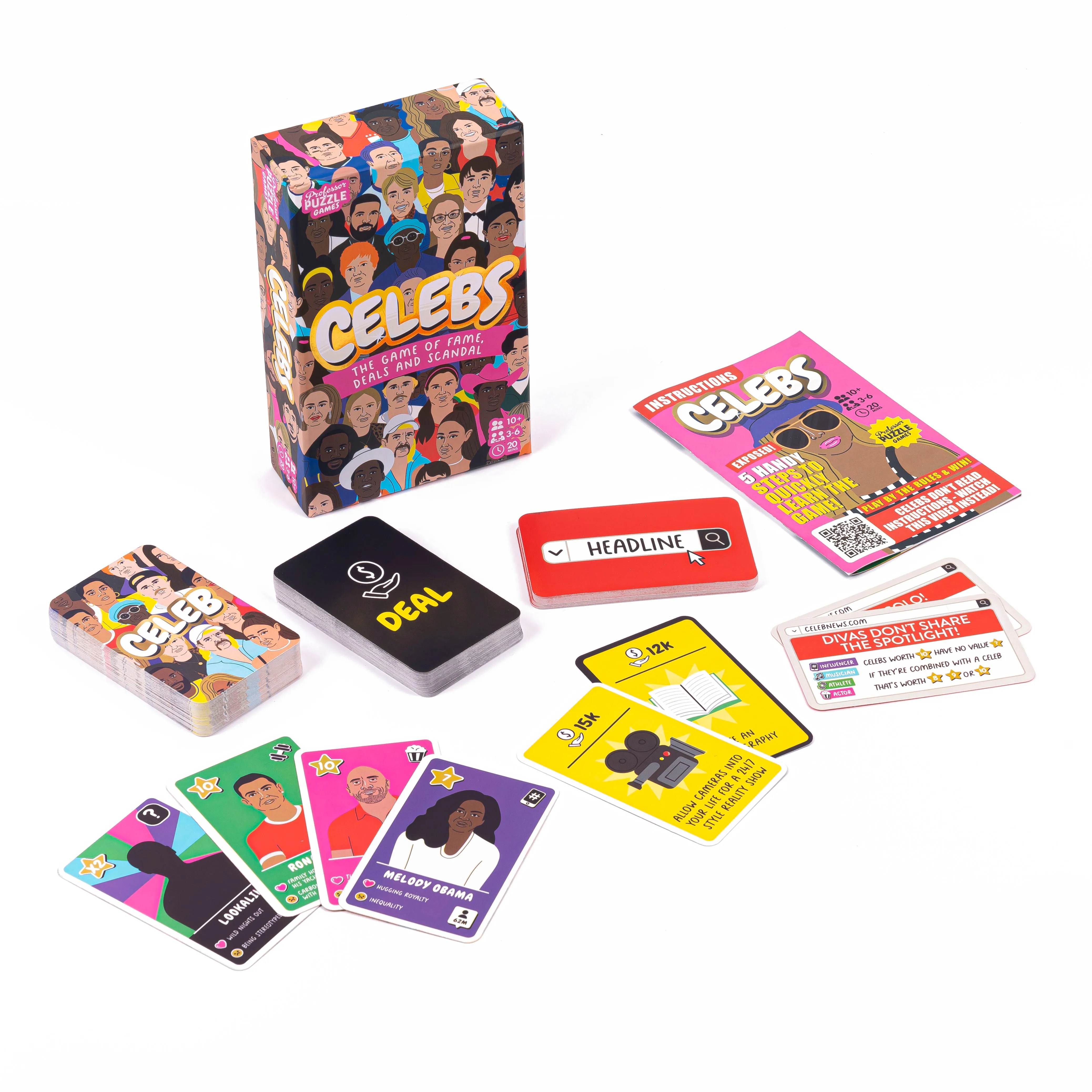 Card Game: Celebs