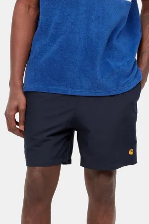 Carhartt WIP Chase Swim Trunks (Dark Navy/Gold)