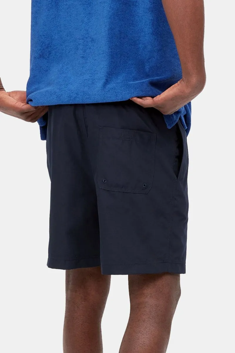 Carhartt WIP Chase Swim Trunks (Dark Navy/Gold)