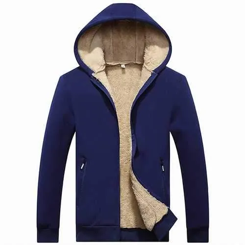 Cashmere Thick Warm Coat Hoodies Thermal Hoodies Sweatshirts