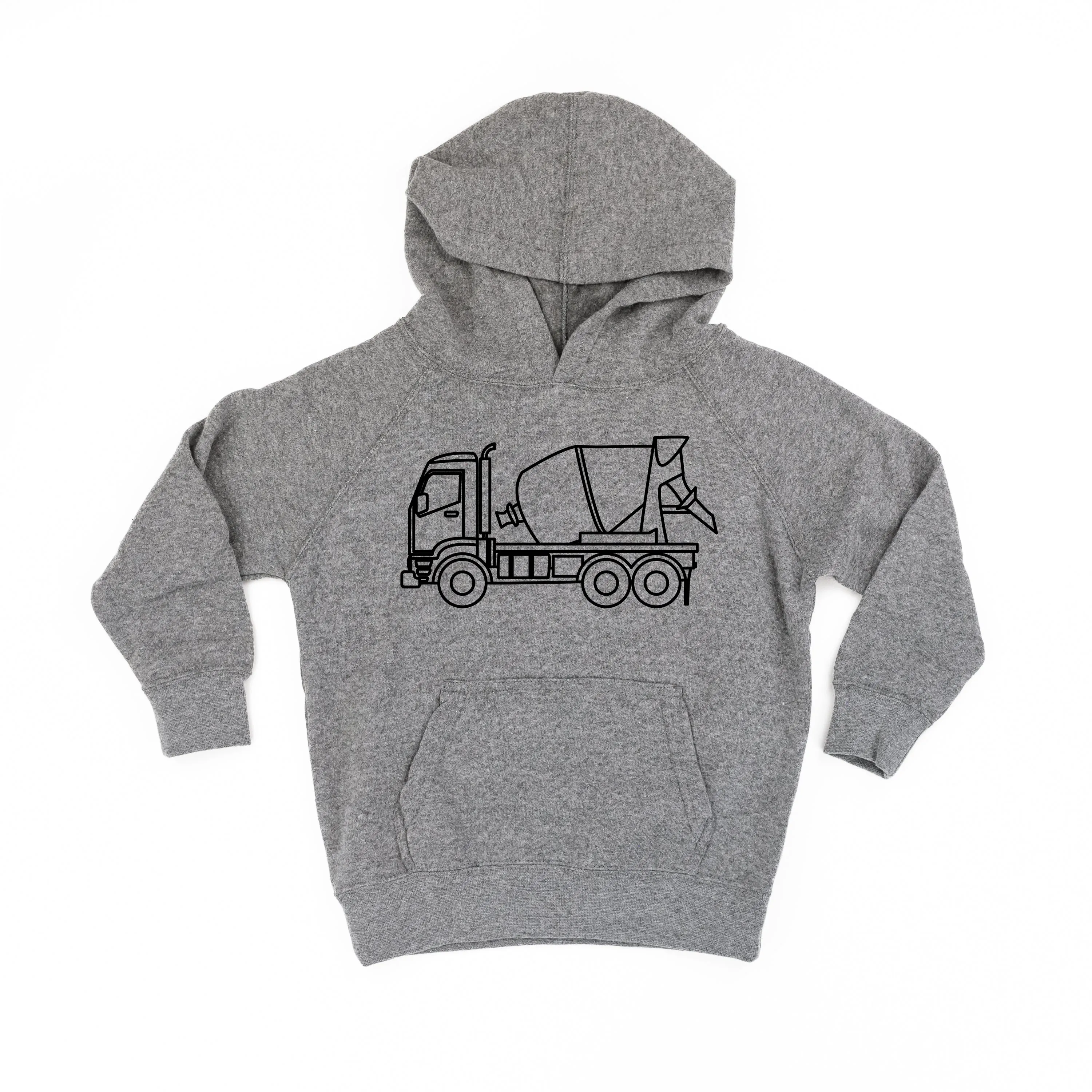 CEMENT TRUCK - Minimalist Design - Child Hoodie