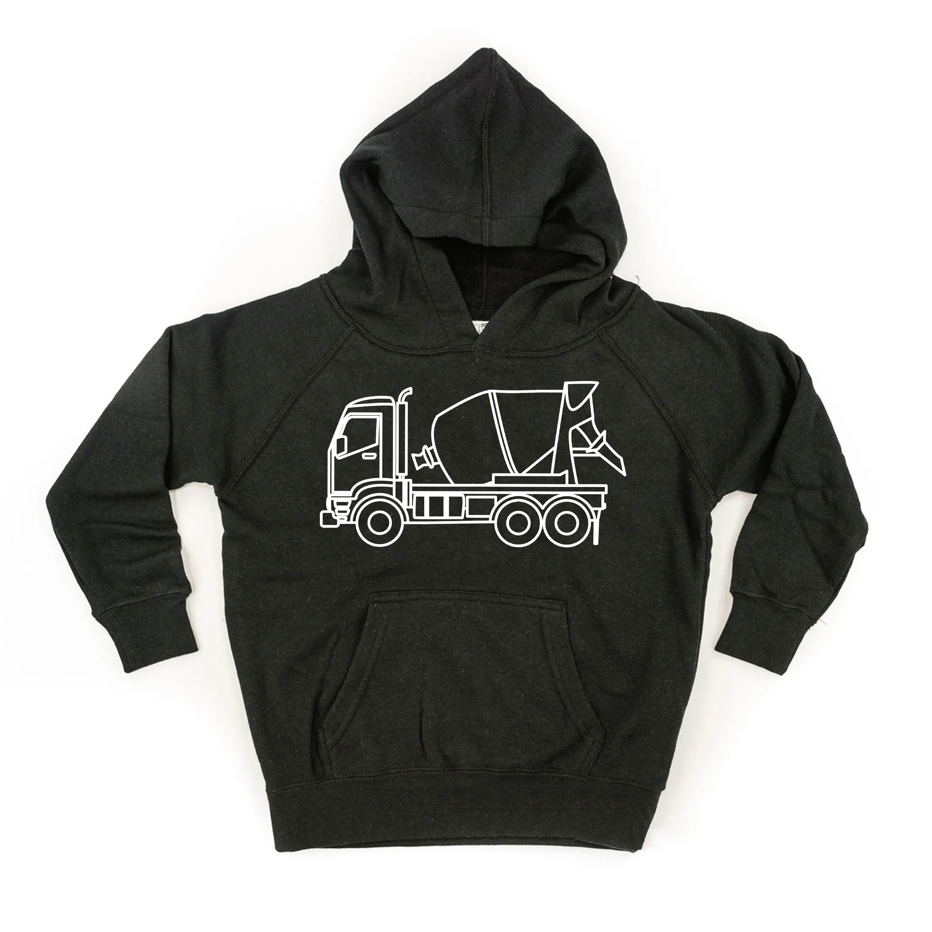 CEMENT TRUCK - Minimalist Design - Child Hoodie