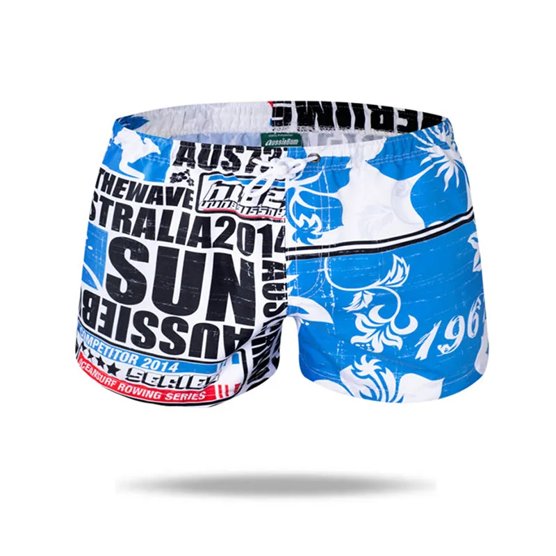 Classic Men's Printed Swim Trunks