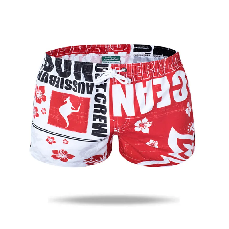 Classic Men's Printed Swim Trunks