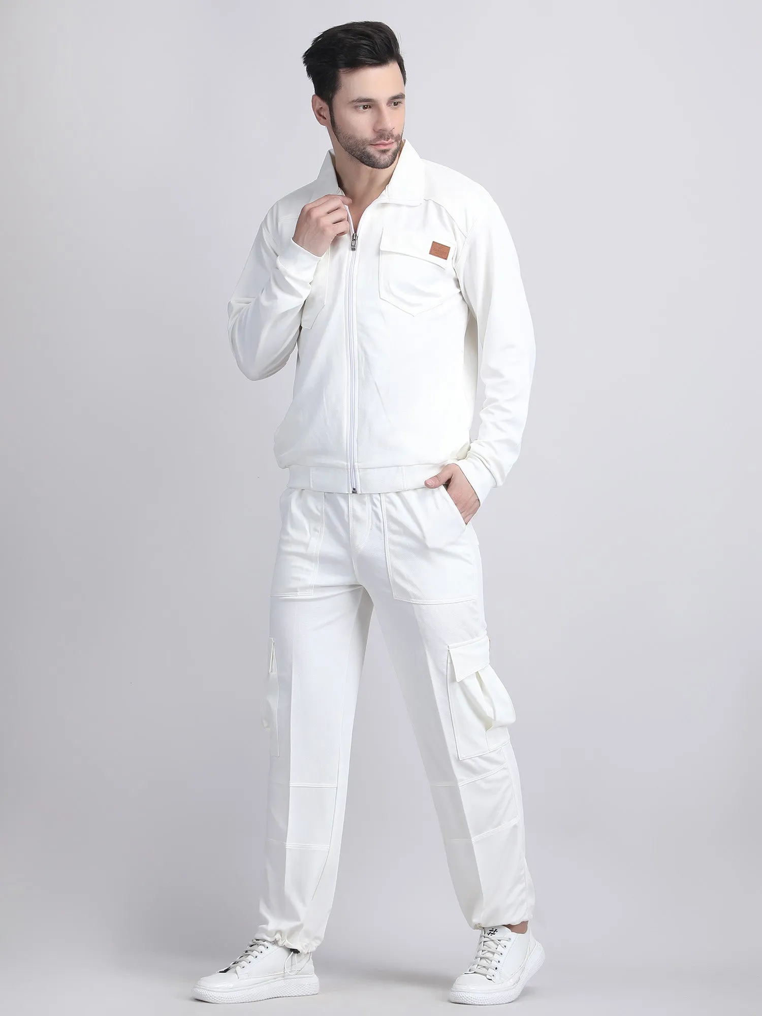 co ord sets for men - Utility Jacket and Pant Co-ord Set - Dry-FIT