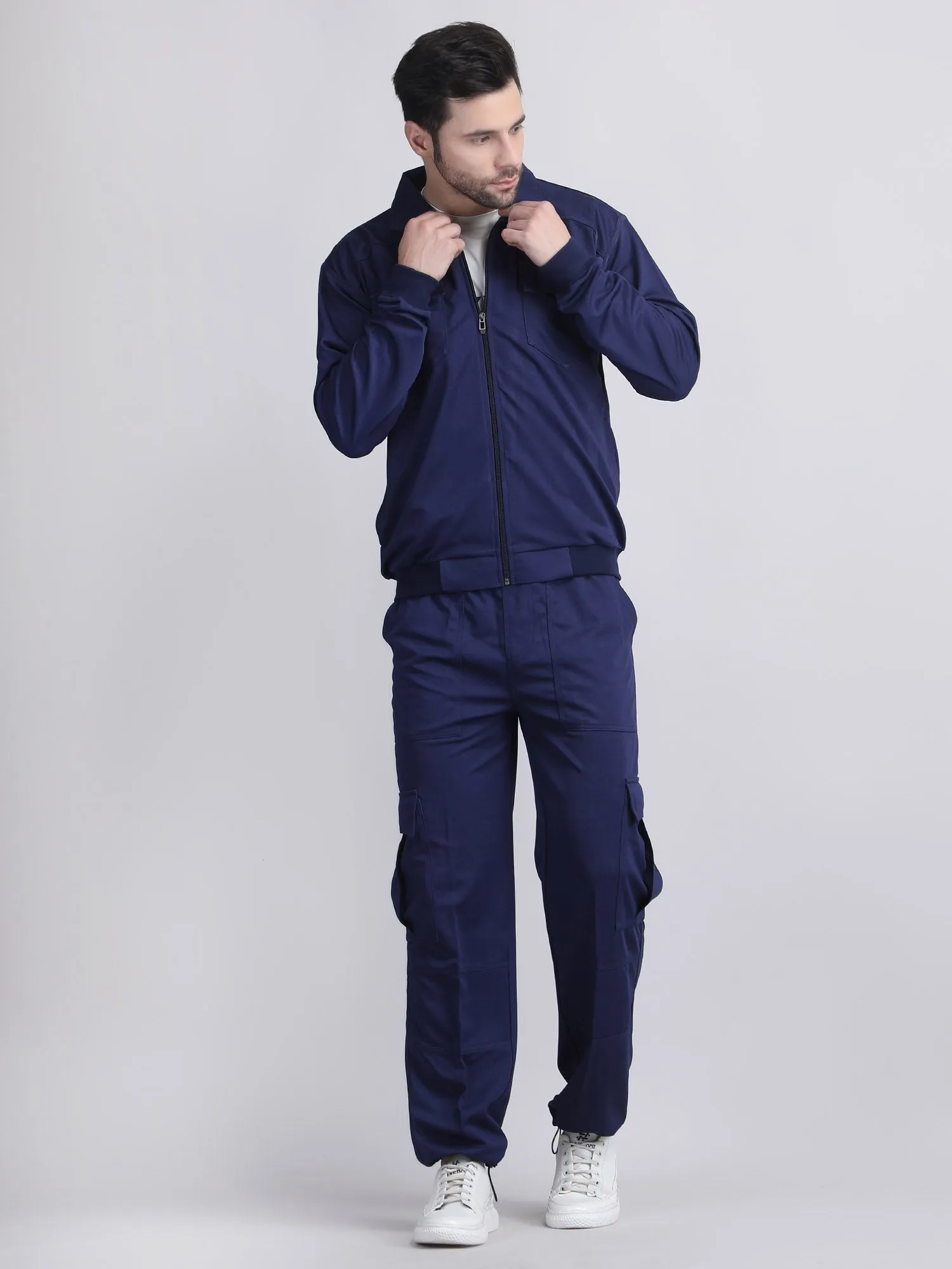 co ord sets for men - Utility Jacket and Pant Co-ord Set - Dry-FIT