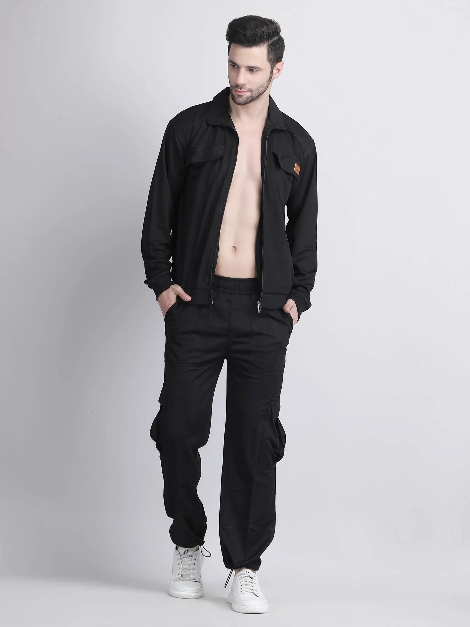 co ord sets for men - Utility Jacket and Pant Co-ord Set - Dry-FIT