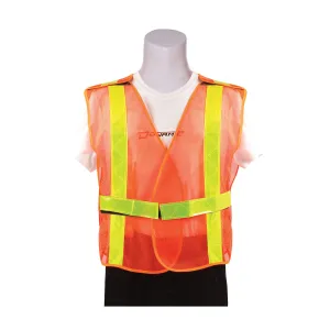 Daytime Traffic Safety Vest - 5 Point Tear-Away