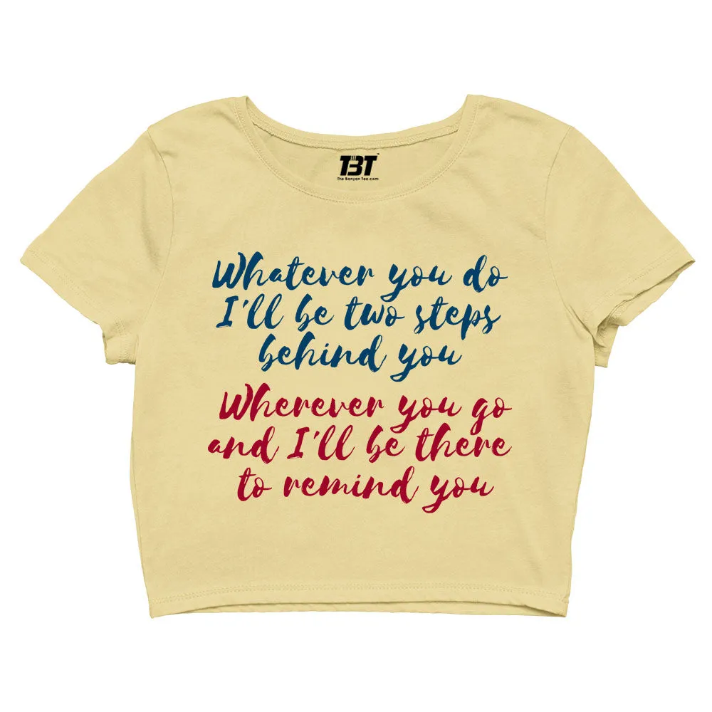 Def Leppard Crop Top - Two Steps Behind