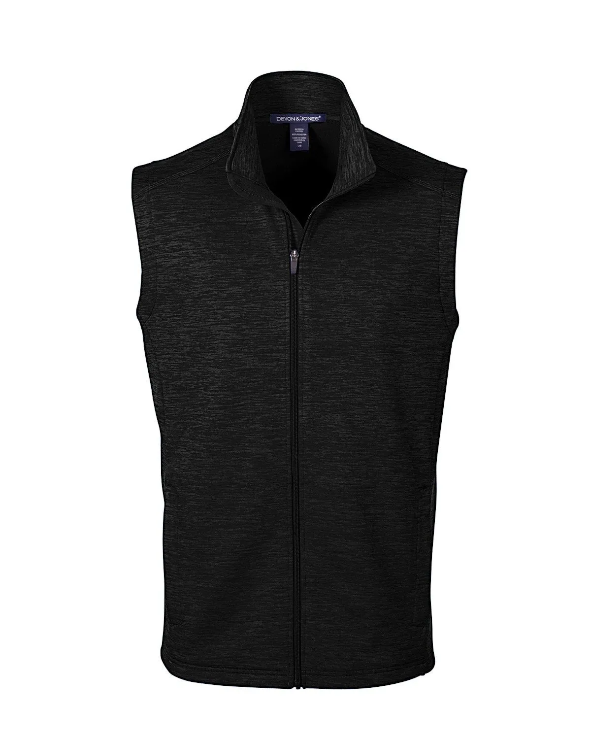 Devon & Jones Men's Newbury Mélange Fleece Vest