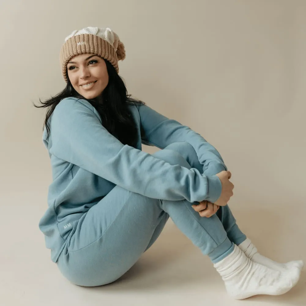 Dream Lounge Hoodie - Misty Blue