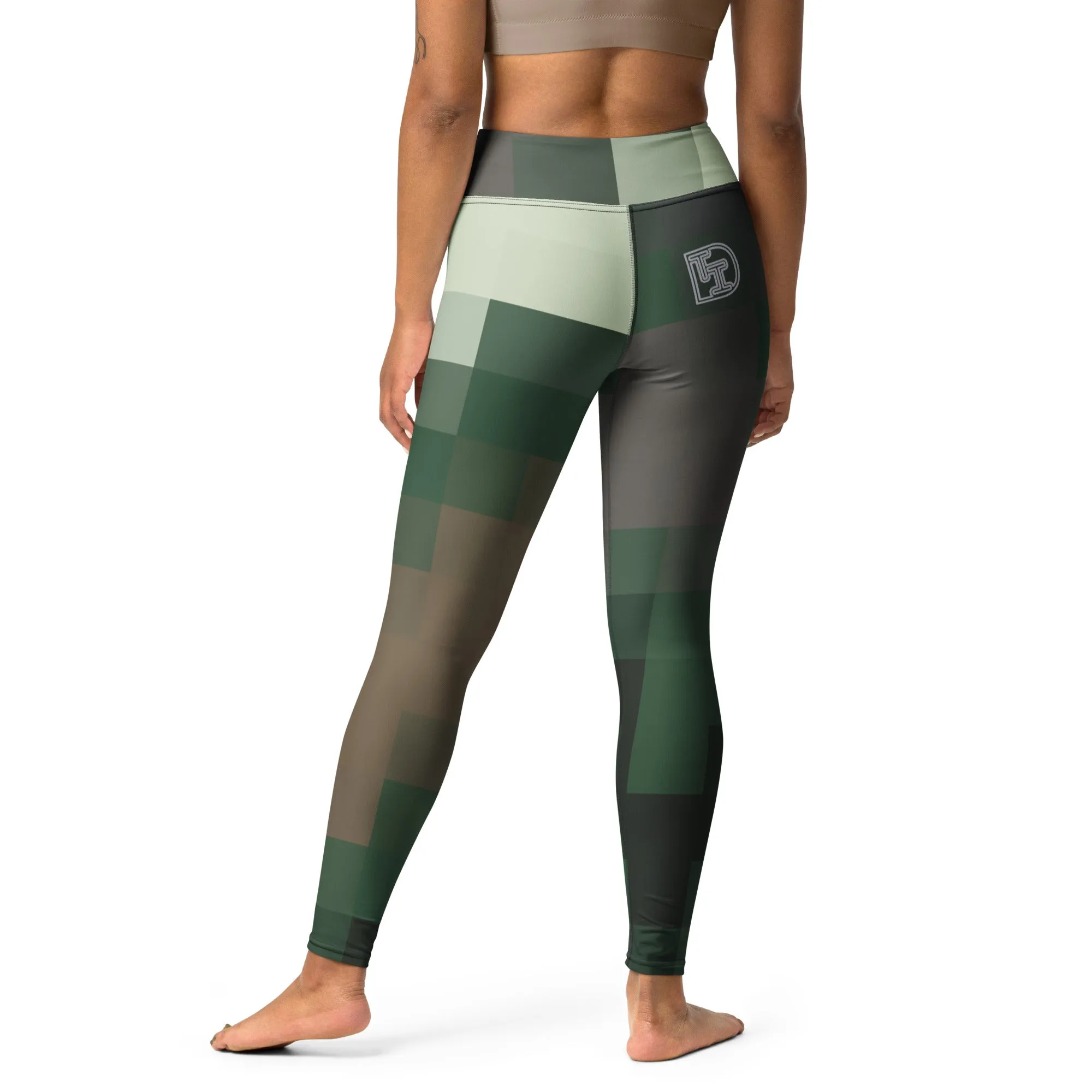 DTI Pixel Camo 9 Yoga Leggings