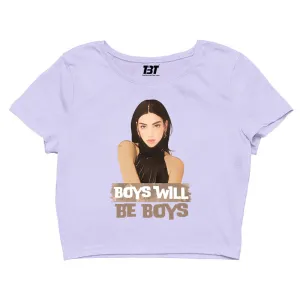 Dua Lipa Crop Top - Boys Will Be Boys