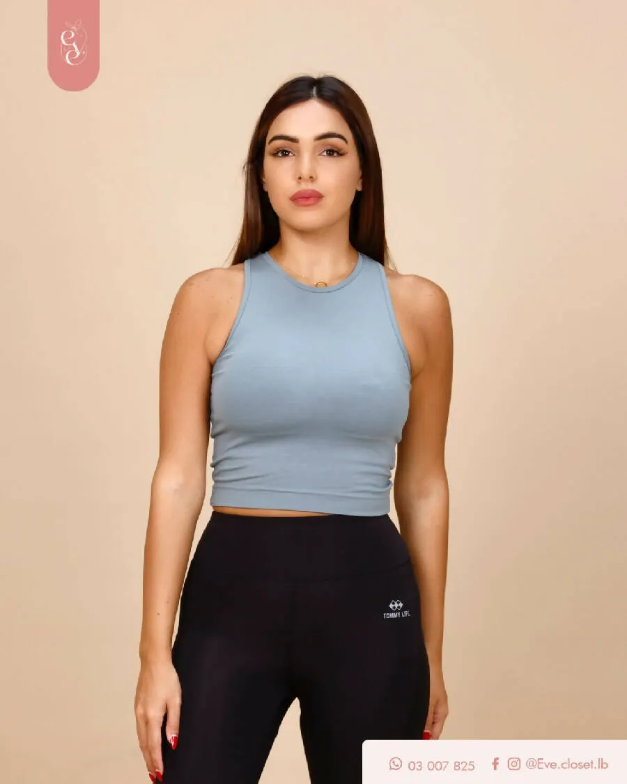 EVE.CLOSET Ladies' Gym & Workout Crop Tops