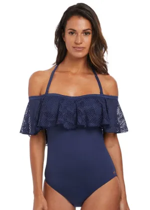 Fantasie Marseille Twilight Underwire Bardot Swimsuit One Piece, Twilight