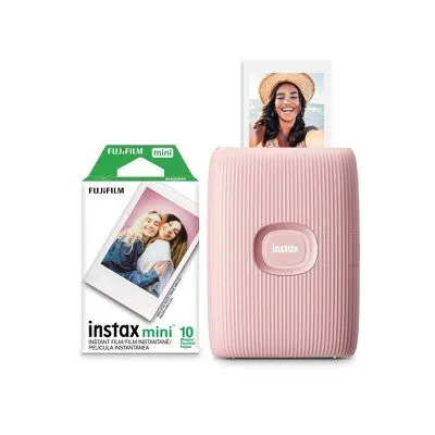 Fujifilm Instax Mini Link 2 Printer Bundle - Pink