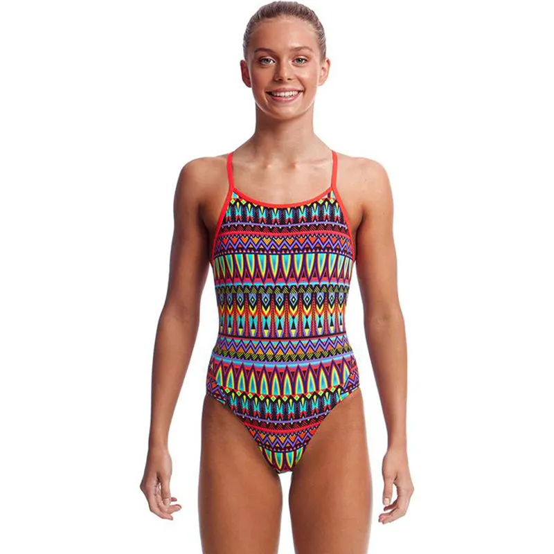 Funkita - Fire Tribe - Girls Diamond Back One Piece