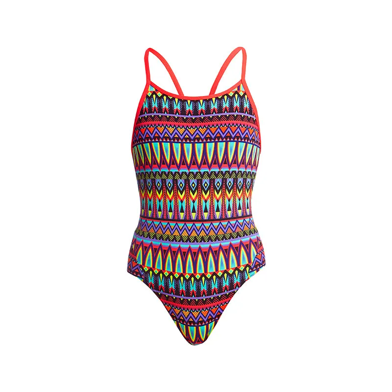 Funkita - Fire Tribe - Girls Diamond Back One Piece