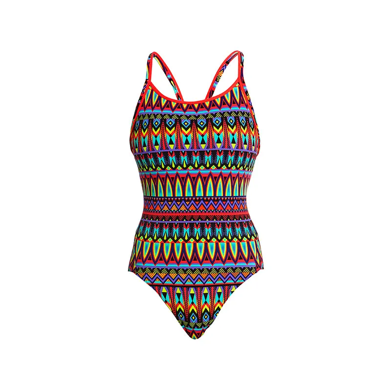 Funkita - Fire Tribe - Ladies Diamond Back One Piece