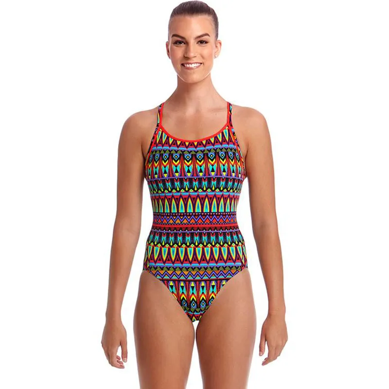 Funkita - Fire Tribe - Ladies Diamond Back One Piece