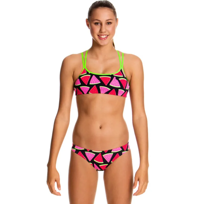 Funkita - Melon Crush - Girls Criss Cross Two Piece