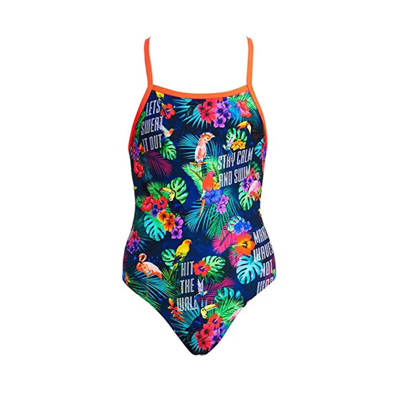 Funkita - Tropic Tag - Girls Diamond Back One Piece