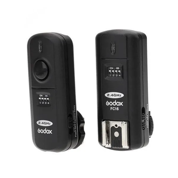 Godox FC-16 Wireless (2.4GHZ) Flash Trigger and Receiver Set for Canon