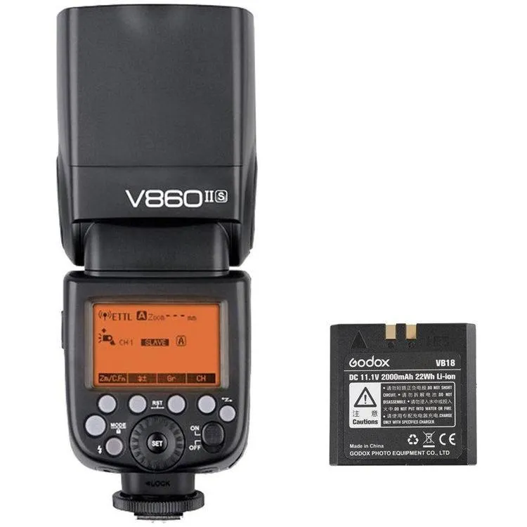 Godox Ving V860IIS E-TTL HSS Master Speedlite Flash For Sony (DEMO STOCK, NO BATTERY, NO CHARGER)