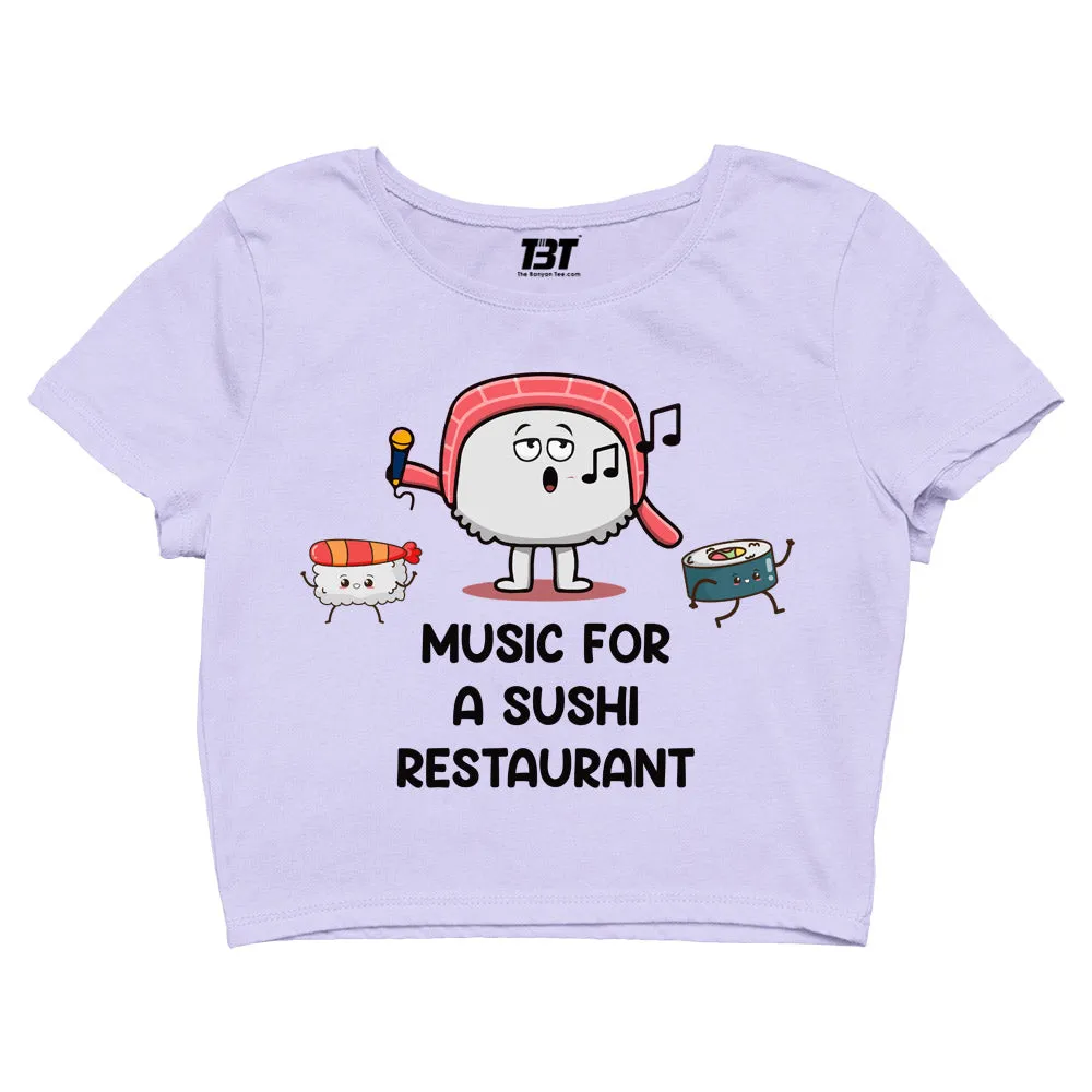 Harry Styles Crop Top - Music For A Sushi Restaurant