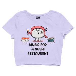 Harry Styles Crop Top - Music For A Sushi Restaurant