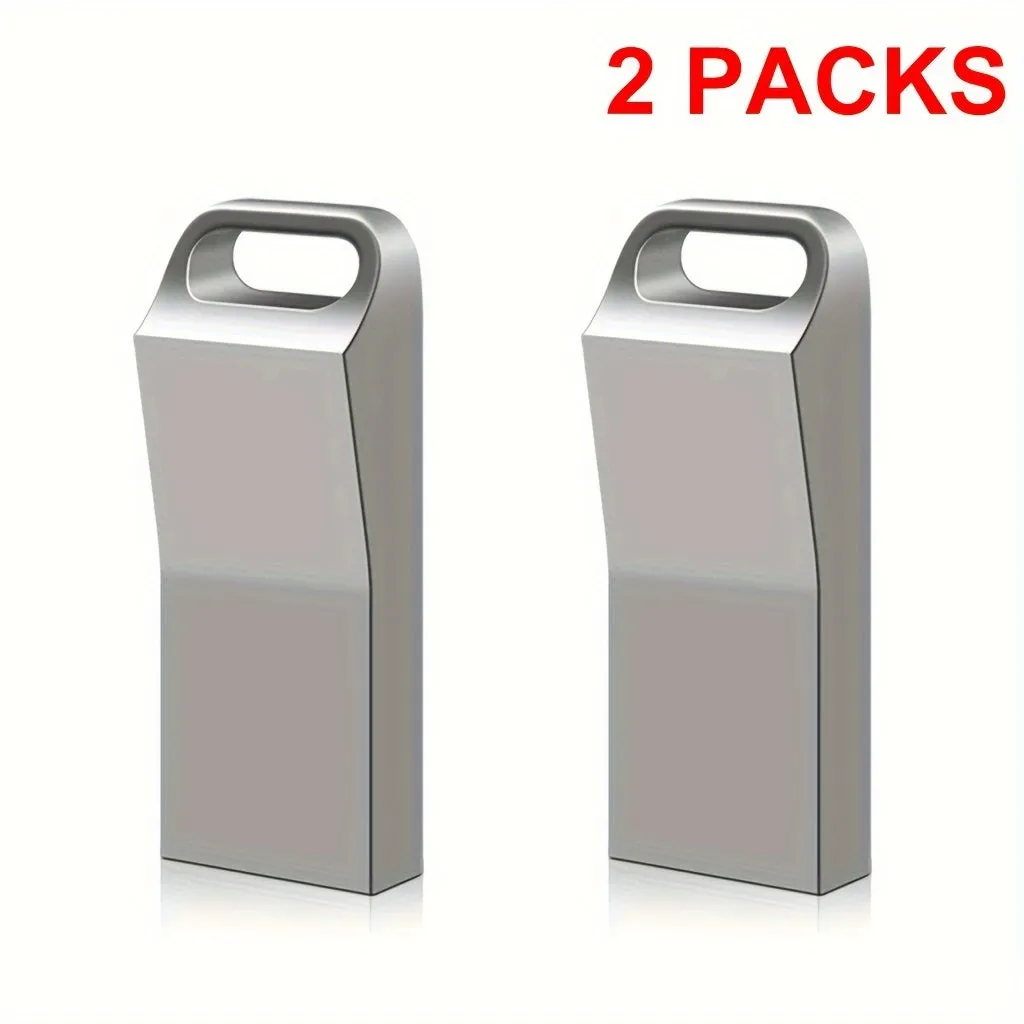 High-Speed USB Flash Drive 2-Pack Versatile Storage Solution