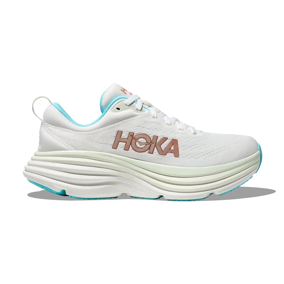 HOKA Women's Bondi 8 Frost/Rose Gold