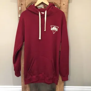 Hoodie - Team LTD - Dark Red with White logo