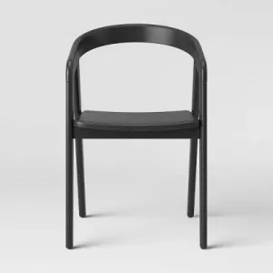 Lana Curved Back Dining Chair Black - Project 62