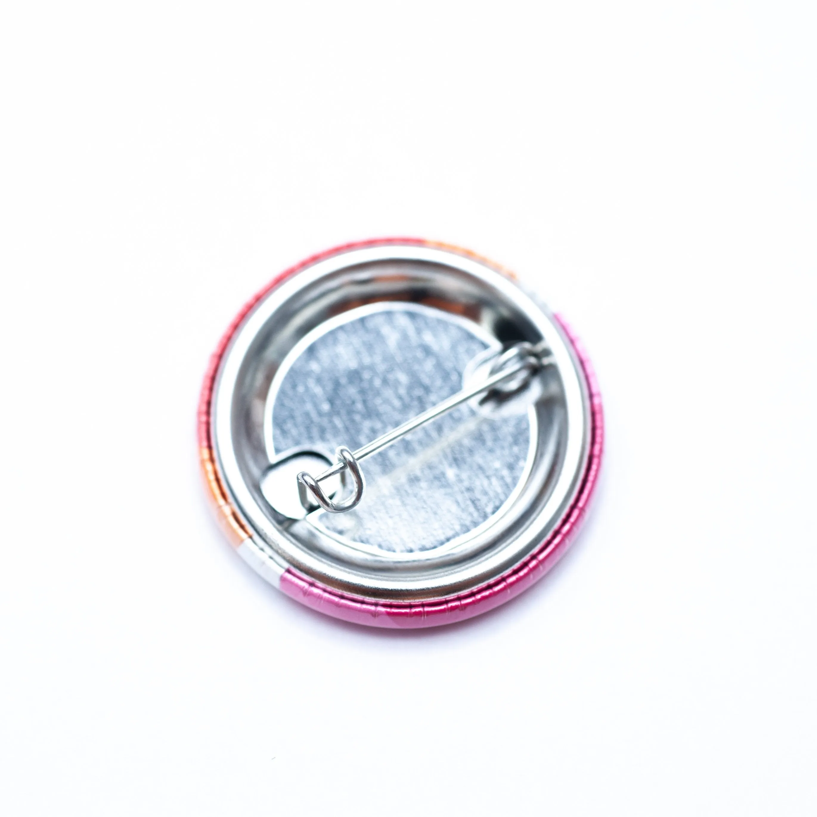 Lesbian pride flag button