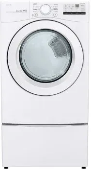 LG DLE3400W 7.4 cu. ft. Ultra Large Capacity Electric Dryer