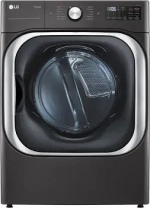 LG DLEX8900B 9.0 cu. ft. Mega Capacity Smart wi-fi Enabled Front Load Electric Dryer with TurboSteam™ and Built-In Intelligence